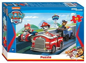 Пазл - Щенячий патруль, 35 деталей (Step puzzle, 91179)