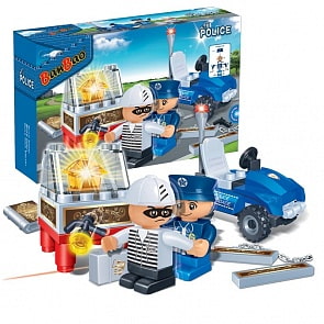 Конструктор - Полицейский и воришка, 58 деталей (Banbao, 8347)