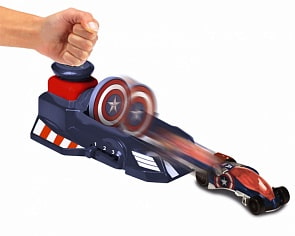 Пусковой механизм с машинкой серии Мстители (Majorette, 3089778)