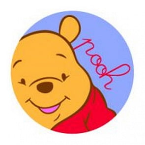 Подушка мягкая круглая Winnie, 38 см (Disney, 1078/1303)