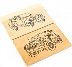 Набор для выжигания - Внедорожники (Multiart, A02738TECH3-R)