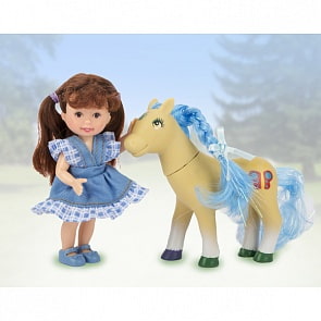 Игровой набор Paula брюнетка - Прогулка с пони (Paula, MC23034a)