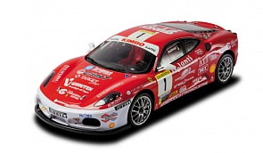 Радиоуправляемая машина на аккумуляторе – Ferrari F430 Challenge team, 1:12, свет (XQ, XQ071sim)