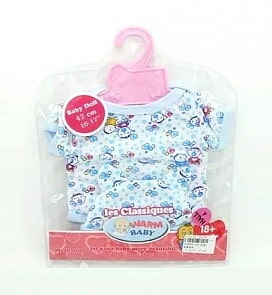 Комплект одежды для куклы, футболка и шапка (Baby Dolls, B1226781sim)