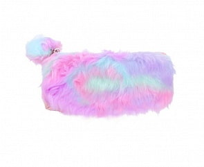 Пенал с пушком и помпоном фиолетовый (Михи Михи, MM06713)