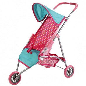 Коляска для кукол металлическая с корзиной (Карапуз, 63CG-C2sim)