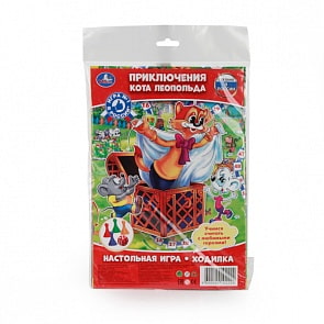 Настольная игра-ходилка - Приключения кота Леопольда (Умка, 4690590102220sim)