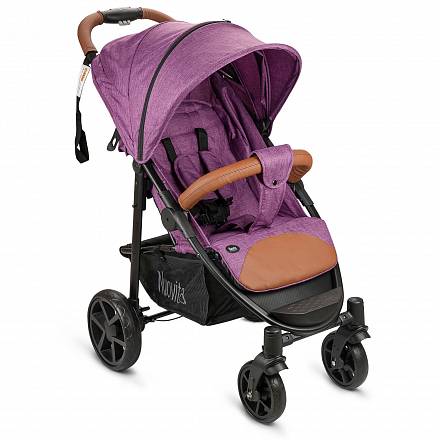 Прогулочная коляска Nuovita Corso, цвет фиолетовый, шасси черное 