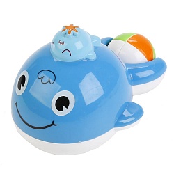 Развивающая игрушка для ванны - Веселый кит (Умка, ZY403178-R) - миниатюра