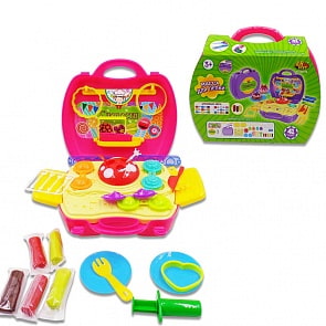 Набор для лепки в чемоданчике - Сладости, 41 предмет (ABtoys, PT-00704)