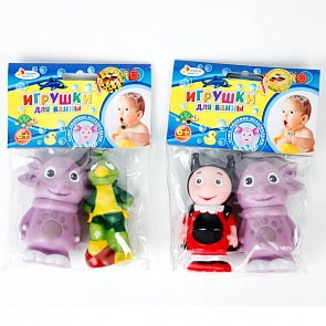Набор для купания «Лунтик и друзья» (Играем вместе, 158R-159R-PVCsim)
