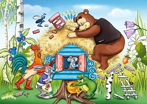 Пазлы Castorland Сказки - Теремок-теремок, 260 деталей (Castorland, B-PU26343-СМ)