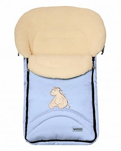 Спальный мешок в коляску №07 - North pole, голубой (Womar, 00-0013361 _9/1 голубой)