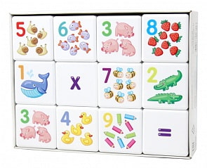 Кубики для умников – Арифметика, 12 шт. без обклейки (Десятое королевство, 00711ДК) Кубики для умников – Арифметика, 12 шт. без обклейки (Десятое королевство, 00711ДК)