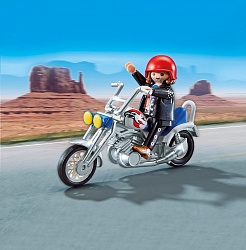 Игровой набор из серии Коллекция мотоциклов - Мотоцикл орел (Playmobil, 5526pm) - миниатюра