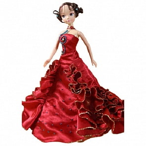Кукла Sonya, серия Золотая коллекция, принцесса в красном платье с меховым палантином (Gulliver, R9003N)