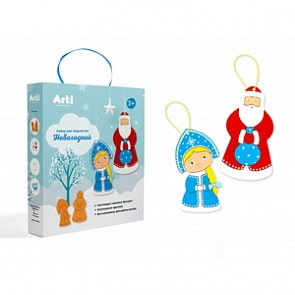 Набор для творчества – Новогодний. Дед Мороз и Снегурочка (Arti, Г000747)