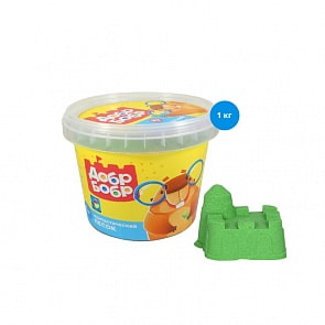 Фантастический песок, зеленый, 1 кг (1Toy, Т10265)