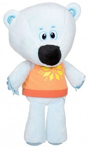 Озвученная мягкая игрушка - Медвежонок Белая Тучка из мультфильма - Ми-ми-мишки, 20 см (Мульти-пульти, V62076/20Xsim)