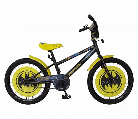 Детский велосипед Navigator - Batman, колеса 20", черно-салатовый 