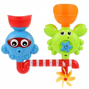 Набор для купания - Крабик и осьминожек на присосках (Умка, RFD217890-R)