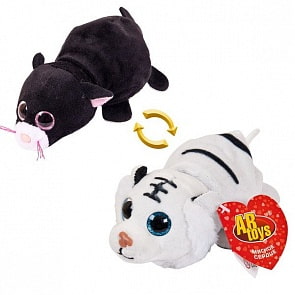 Игрушка мягкая - Перевертыши Тигр/Кот, 16 см (Chuzhou Greenery Toys Co. Ltd, M5017)