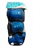 Комплект защиты для коленей, локтей, запястий, синий, размер S, в сетке -S-33) - миниатюра №1