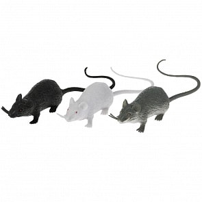 Набор мышей 3 штуки, 18 см, пластизоль (Играем вместе, 360R-PB) (ассортимент)