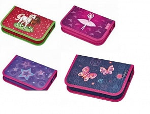 Пенал пустой из серии Girls mix 2, 4 вида (Herlitz, 50008506)