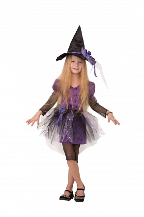 Карнавальный костюм для девочек – Ведьмочка, размер 110-56 
