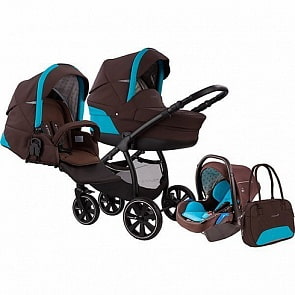 Коляска детская Noordi Polaris SP 3/1, brown algiers blue (Noordi, 383651/SP)