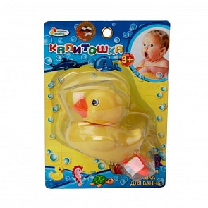 Заводная игрушка для ванной – Утка, двигает головой (Играем Вместе, B606247-R)