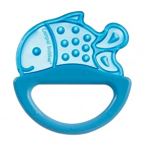 Погремушка с эластичным прорезывателем Canpol Рыбка, голубой, 0+ (Canpol, CAN-13/107)