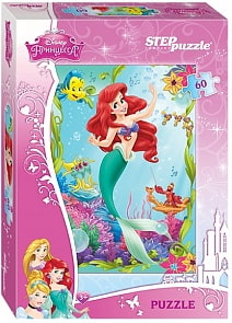 Пазл DISNEY Русалочка, 60 элементов (Step Puzzle, 81130)