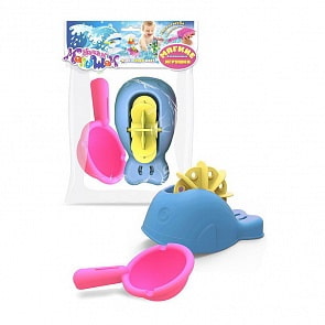 Игрушки для ванны - Кит, ковшик (Биплант, 16068)