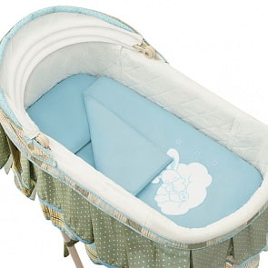 Комплект постельного белья Simplicity Dreams, Bunny Stars (5 предметов, голубой)