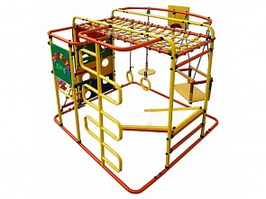 Детский спортивный комплекс Мурзилка S, цвет - оранжевый/радуга (Формула здоровья, СГ000002027)