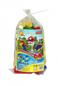 Конструктор Строитель, 68 деталей (ПОЛЕСЬЕ, П-36094)