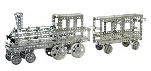 Конструктор металлический. Железная дорога (Десятое королевство, 00948ДК)