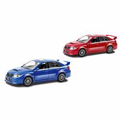 Металлическая инерционная машина RMZ City - Subaru WRX STI, 1:32, 2 цвета (RMZ City, 554009) - миниатюра