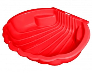 Песочница – Ракушка, красная (Dohany, 2075_красная)