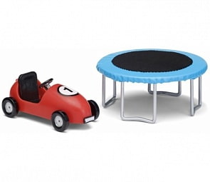 Аксессуары для домика Смоланд - Батут с машинкой (Lundby, LB_60509300)