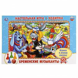 Настольная игра-ходилка Бременские музыканты (Умка, 4690590121269sim) - миниатюра