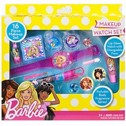 Игровой набор детской декоративной косметики для лица - Barbie (Markwins, 9803351) - миниатюра