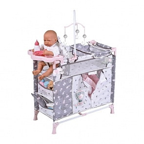 Манеж-игровой центр для куклы с аксессуарами - Скай, 70 см (DeCuevas, 53035)