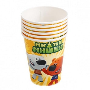 Набор бумажных стаканчиков Мими Мишки, 6 штук (Веселый праздник, ST-MMM-06sim)