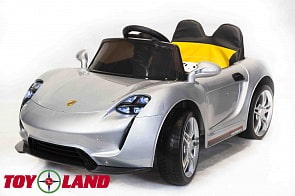 Электромобиль - Porshe Sport BBH 7188, серебряный краска, свет и звук (Toyland, BBH7188_серебро)