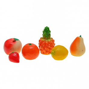 Набор для игр – Фрукты, 6 предметов (ПКФ Игрушки, СИ-325)