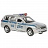 Машина Полиция Lada 2171 Priora 12 см свет-звук двери и багажник открываются металлическая   - миниатюра №3