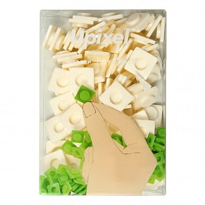 Пиксели большие WY-P001, цвет молочный белый (Upixel, 80127U)